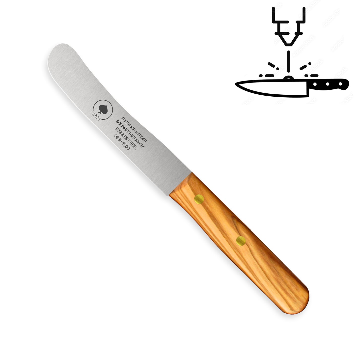 Buckelsmesser / Frühstücksmesser - Eigene Gravur Buckelsmesser