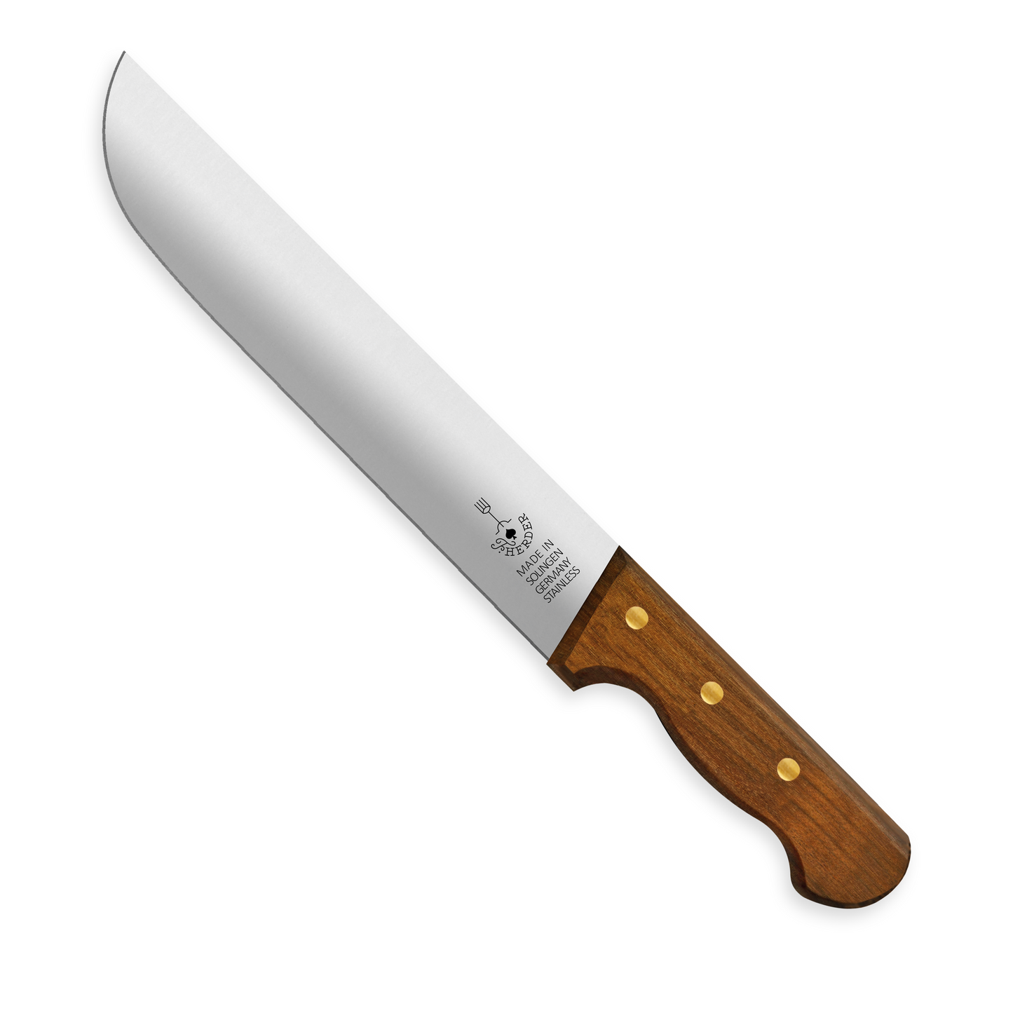 Fleischermesser Walnuss