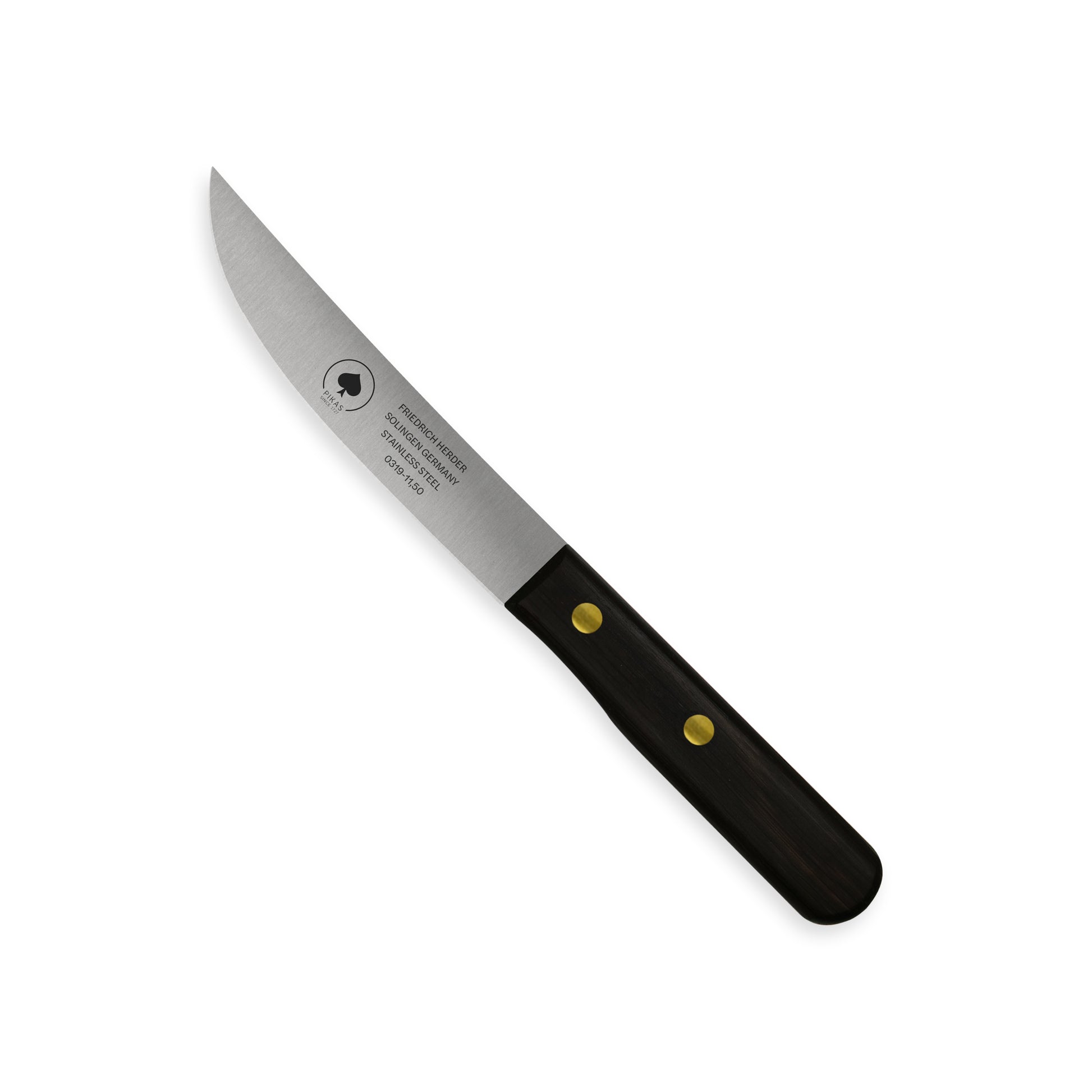 Steakmesser Holzgriff mit Mooreichengriff, 11,5 cm Klinge aus Solingen