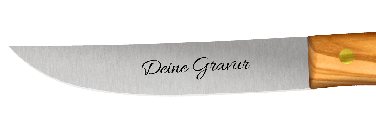 Steakmes 2-delige set - eigen gravure