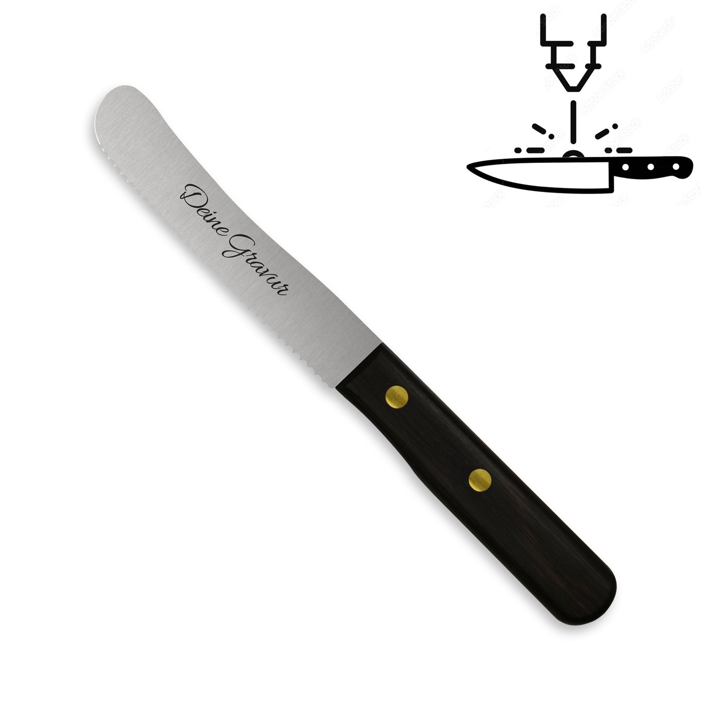 Buckelsmesser / Breakfast Knife - also available with serration