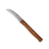 Zöppken Style Hohle Wate Rostfrei, Kirschholzgriff, Blattgravur, 7 cm Klinge