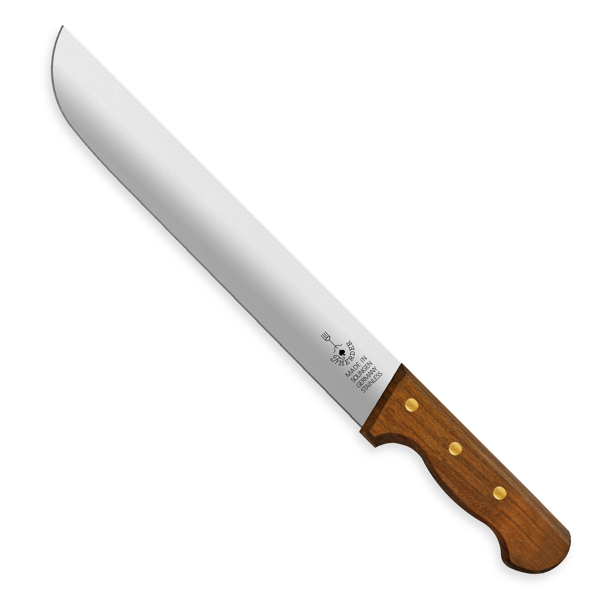 Fleischermesser Walnuss – 31 cm Klinge aus Solingen