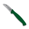 Schälmesser Kunststoff mit grünem Kunststoffgriff, 6 cm Klinge
