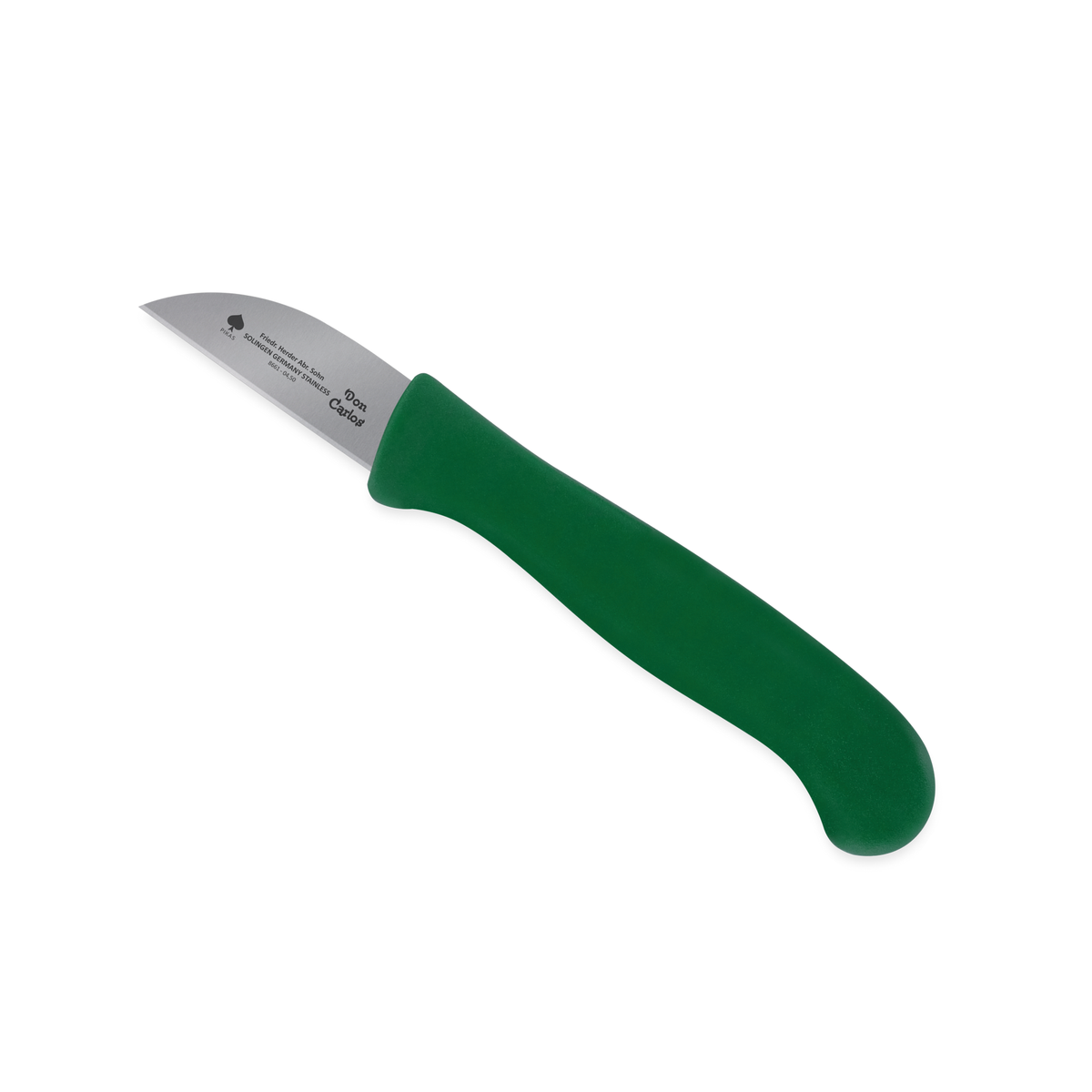 Heringskehler 4,5 cm Don Carlos von F. HERDER mit grünem Kunststoffgriff