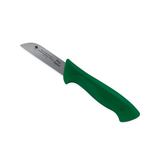 Gemüsemesser Don Carlos von F. HERDER mit 9 cm Klinge und grünem Kunststoffgriff