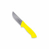 Fleischermesser / Schlachtmesser mit gelbem Kunststoffgriff, 12 cm Klinge