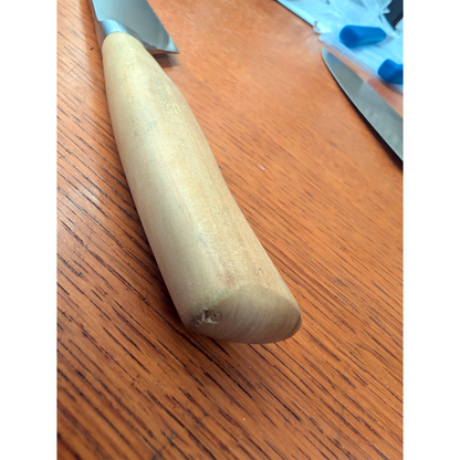 Fundstück: Kochmesser 16 cm mit Olivenholzgriff, Einzelstück aus Solingen