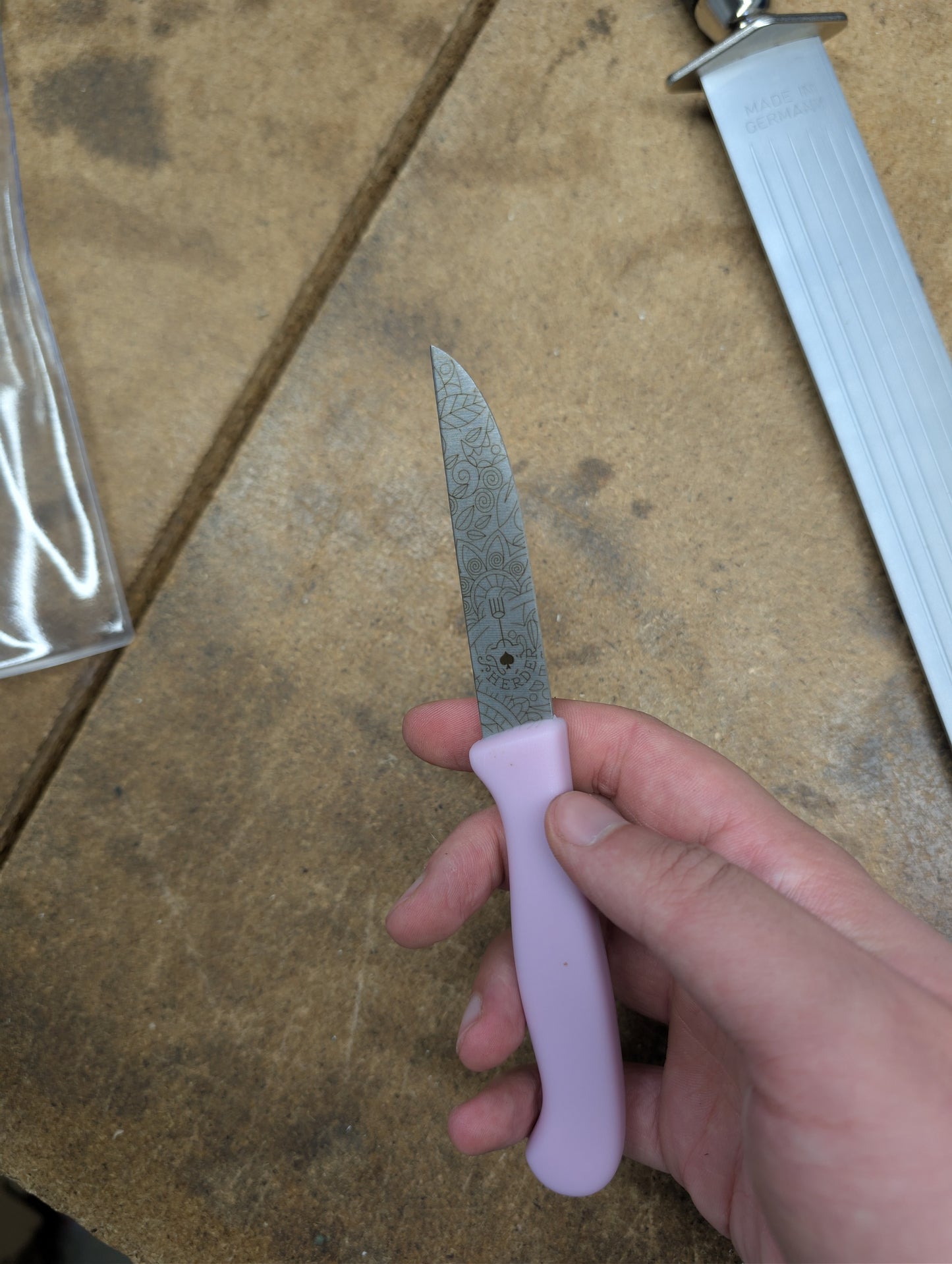 Fundstück: Wetzstahl & Gemüsemesser