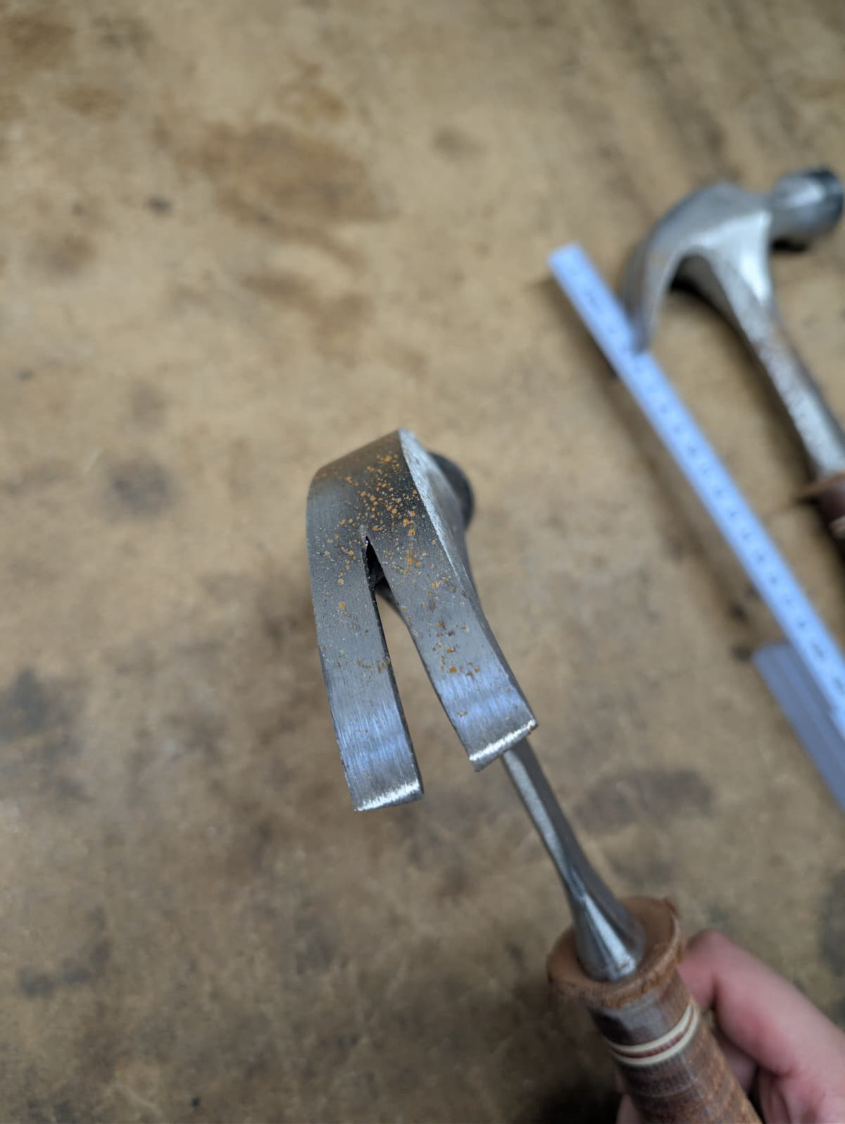 Fundstück: 2x Hammer massiv, über 1kg – Ansicht 2