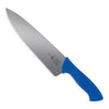 Arbeitsmesser mit Edelstahlklinge und blauem Griff als hochwertiges Küchenmesser für präzises Schneiden, 26 cm Klinge