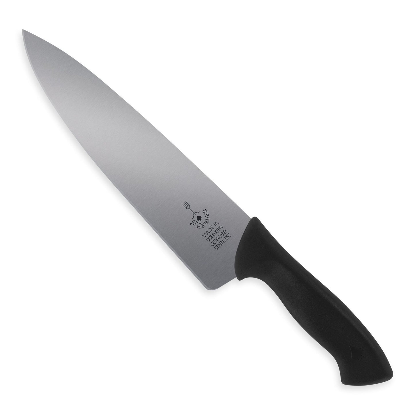 Arbeitsmesser mit Edelstahlklinge und grünem Griff als hochwertiges Küchenmesser für präzises Schneiden.