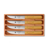 Steakmesser Holzgriff 4er Set mit Buchenholzgriff aus Solingen