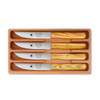 Steakmesser Holzgriff 4er Set mit Olivenholzgriff aus Solingen