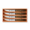 Steakmesser Holzgriff 4er Set mit Walnussgriff aus Solingen